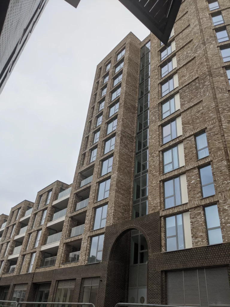Greenwich town centre housing block nears completion