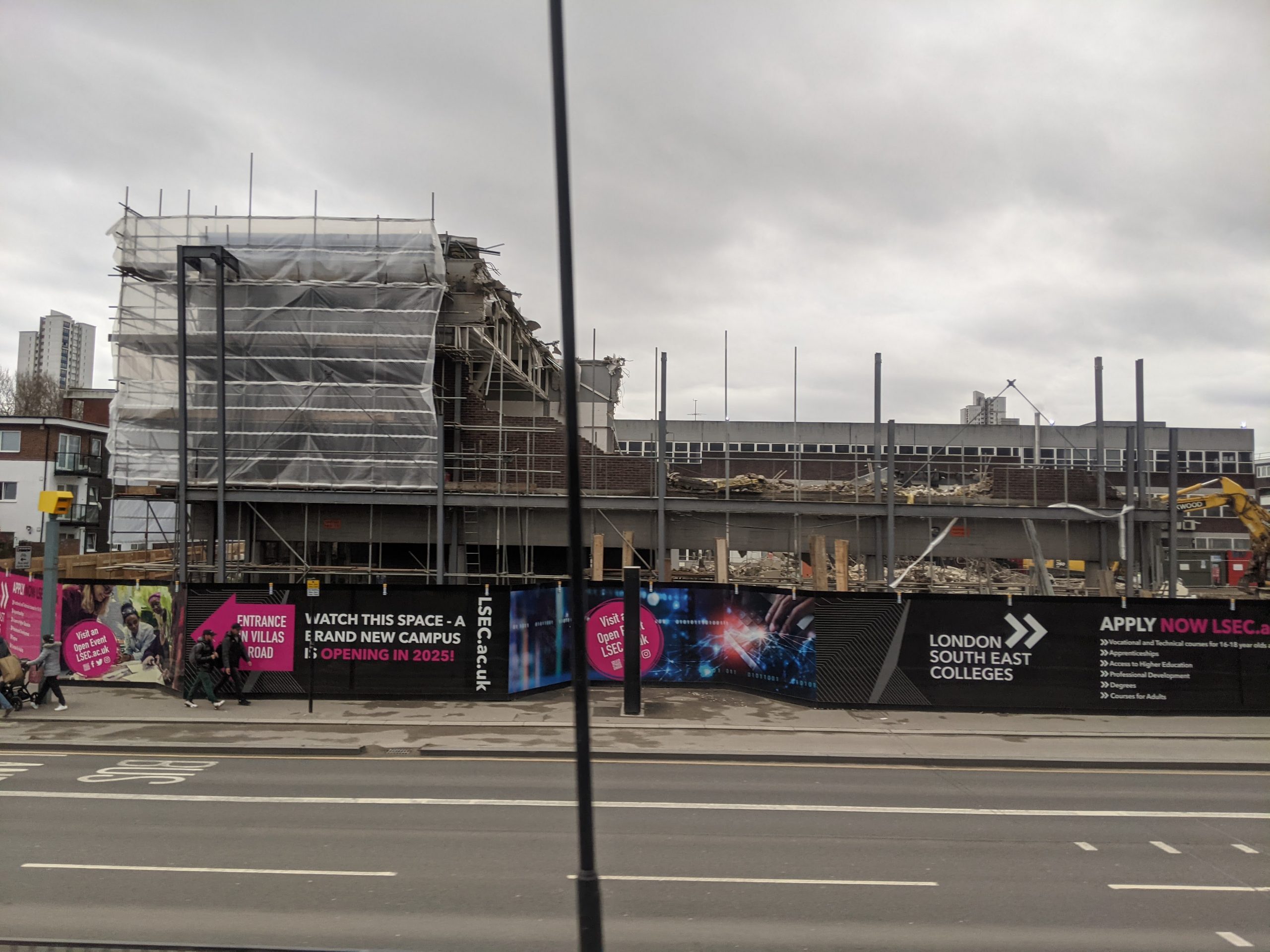 plumstead-college-comes-down-as-redevelopment-moves-ahead-murky-depths